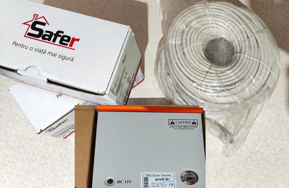 Camere supraveghere digitale Safer noi - Kit 2 Camere IP / digitale Safer