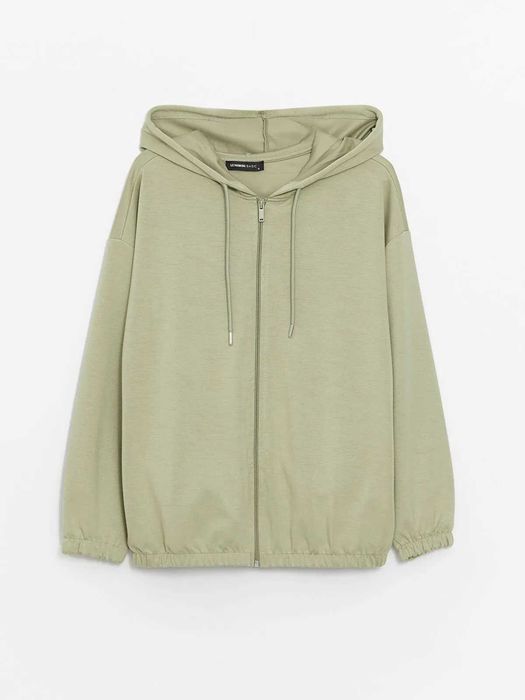 Дамски суитшърт с цип LC Waikiki, 48% вискоза, 47% полиестер, XXL