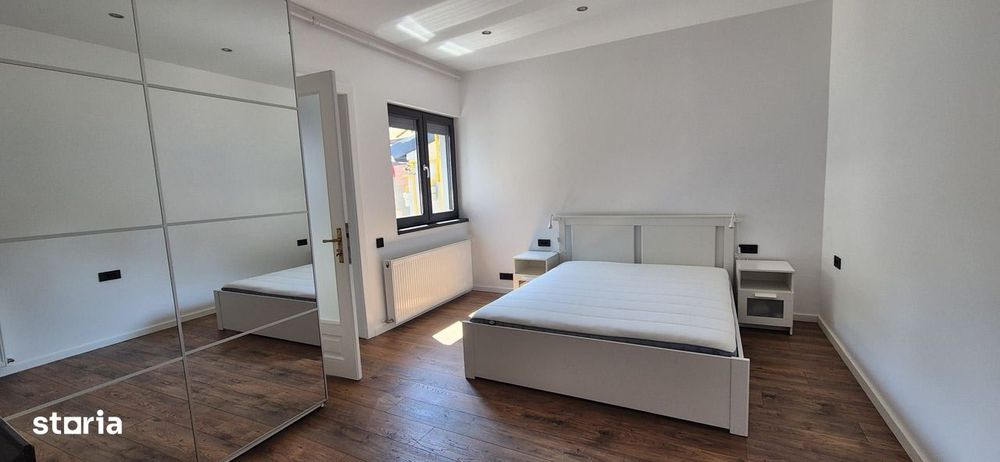 Apartament 2 camere, zona Floreasca, curte 120mp2+centrala proprie+pod