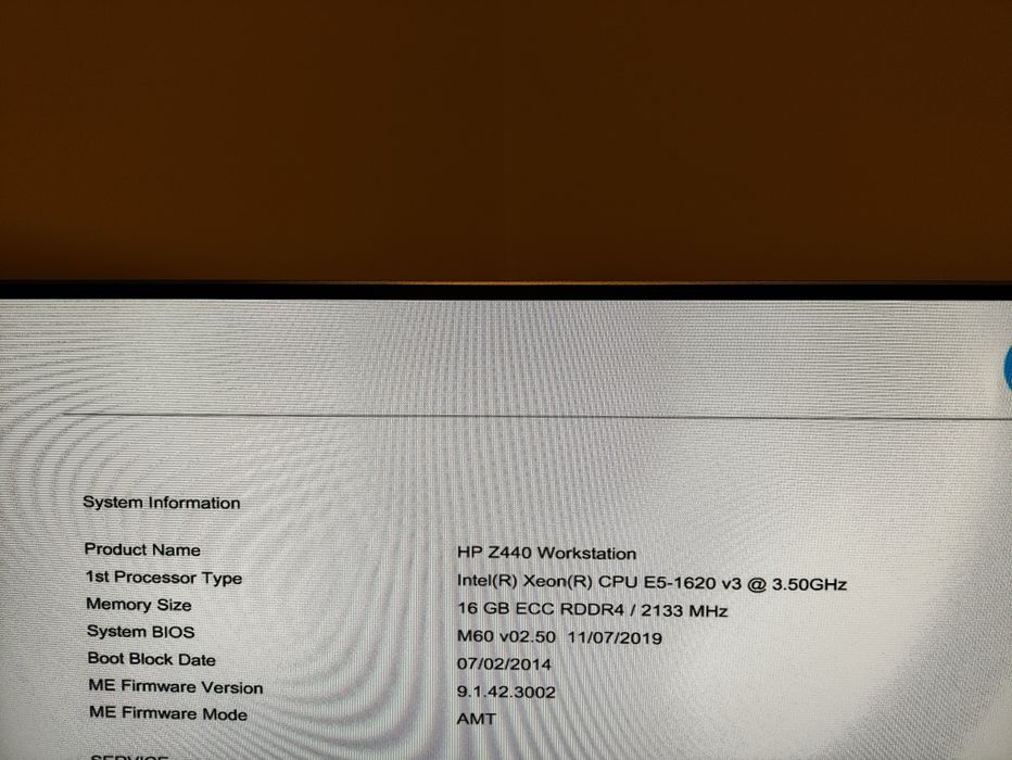 Vand statie grafica pc HPZ440