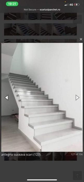 Plinta din lemn pentru parchet și scări interioare