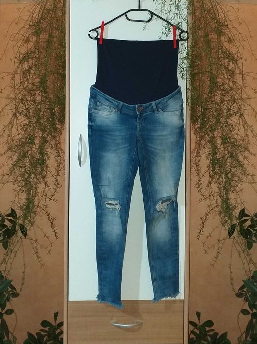 Дънки за бременни / Super skinny fit / H&M