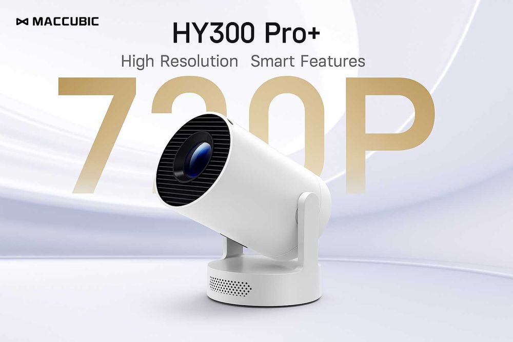 Нов hy300 ULTRA видео проектор 130 инча екран 4K с Android 11 Youtube