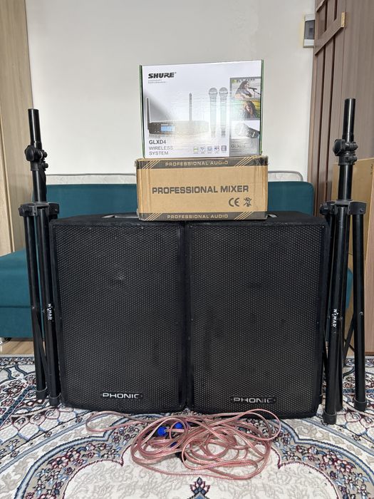 Музыкальная аппаратура Shure, Phonic