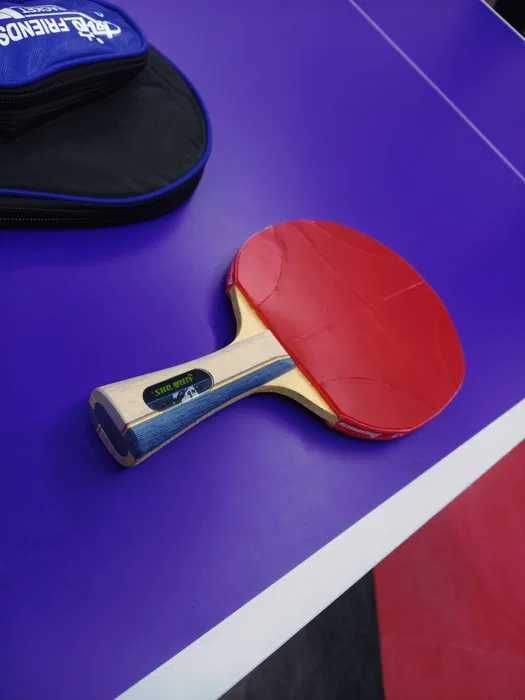 Комплект из обрезков оригинальных накладок для настольного тенниса