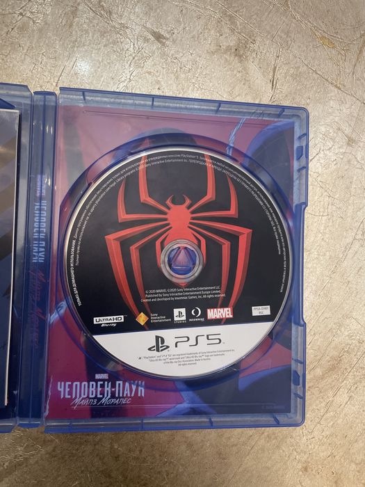 человек паук диск ps5