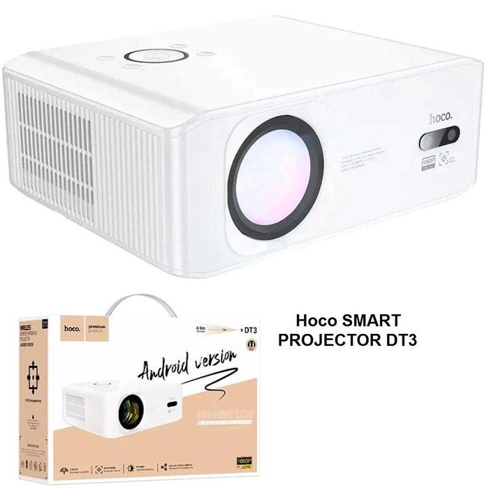 Hoco DT3 Smart Projector 1920×1080P  Full HD. Есть доставка
