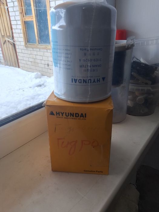 Продам фильтр на экскаватор хундай
