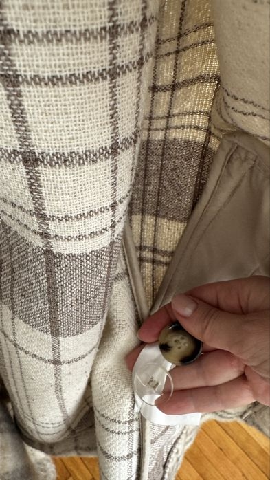 palton scurt H&M XS carouri și nasturi de schimb