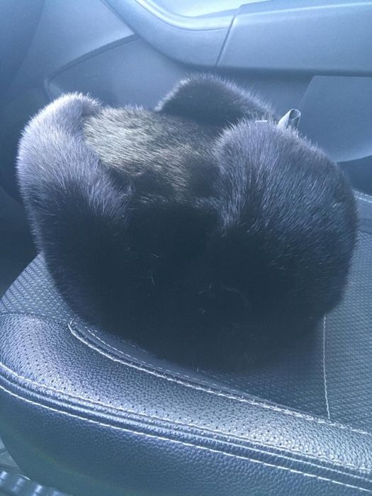 Шапка ушанка как новая