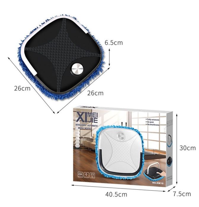 Интелигентен робот за сухо и мокро почистване на пода