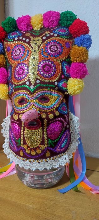 Кукерска маска, гугла,капашон, нова, новодел