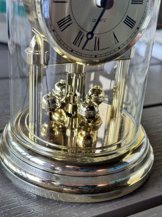 Ceas german Hermle (Franz Hermle & Söhne) aniversar cupola sticla impecabil!