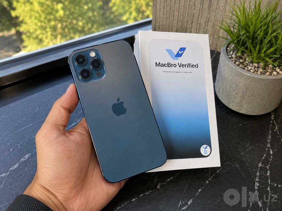 iPhone 12 Pro 128GB Pacific Blue (ойлик тўлов: 379 575 сўмдан)