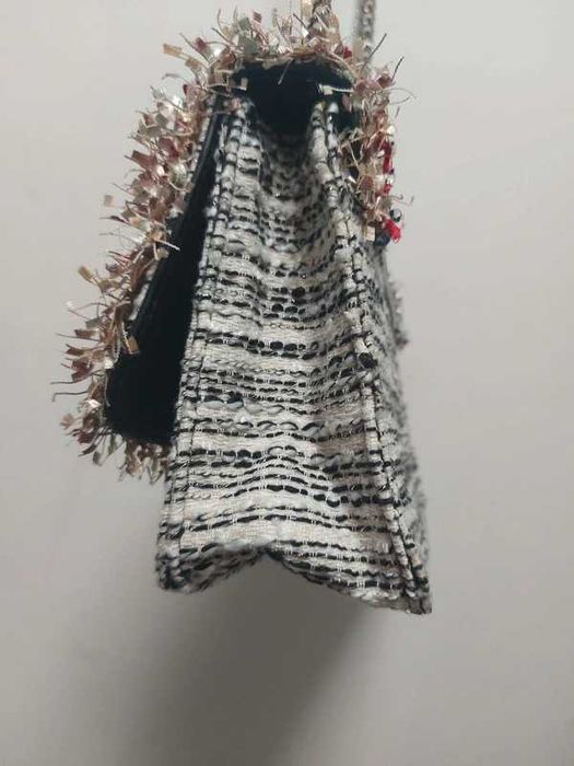 Geantă de umăr Zara, multicoloră