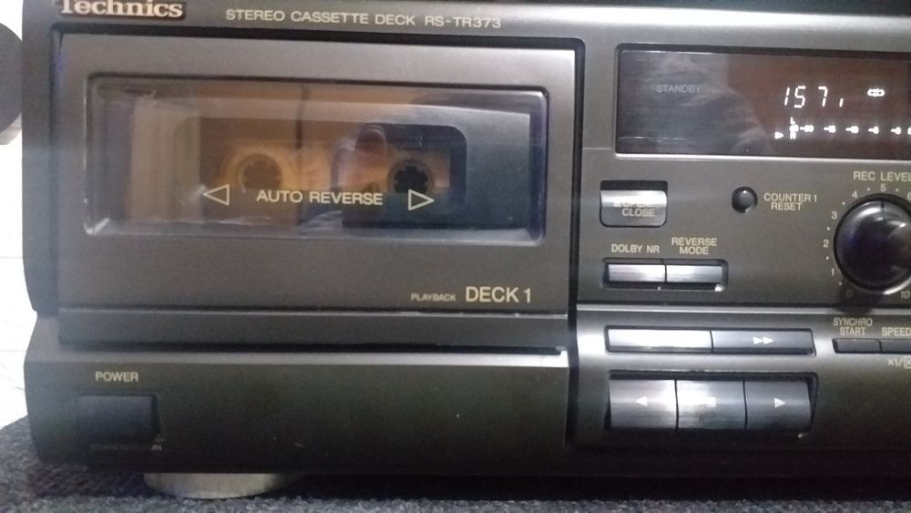 Technics deck RS-TR373 si cd SL-PG370A telecomanda