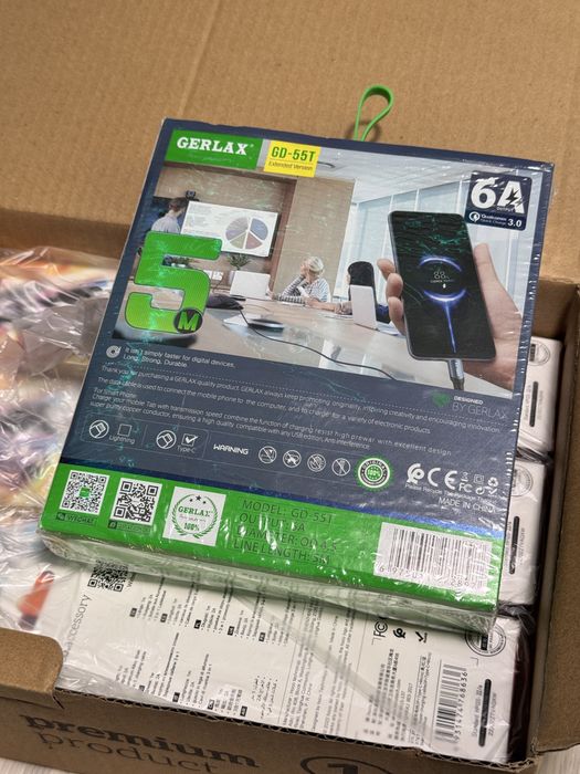 Кабели Hoco 3 в 1 / Lightning + Type-C + Micro-USB / Кабель оптом