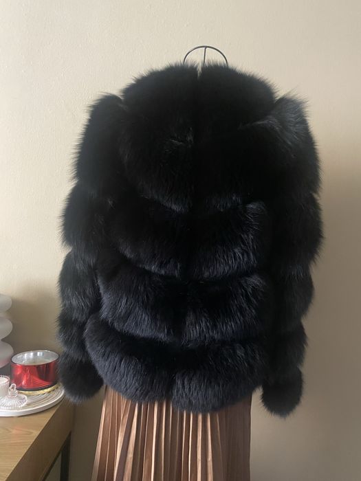 Haina din Blana Naturala de Vulpe – marime L