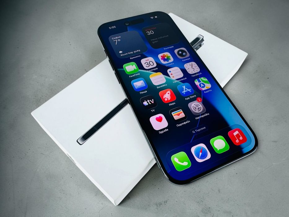 НОВ! Apple iPhone Air 512GB Black 7 ЗАРЯДА! 2г. Гаранция!