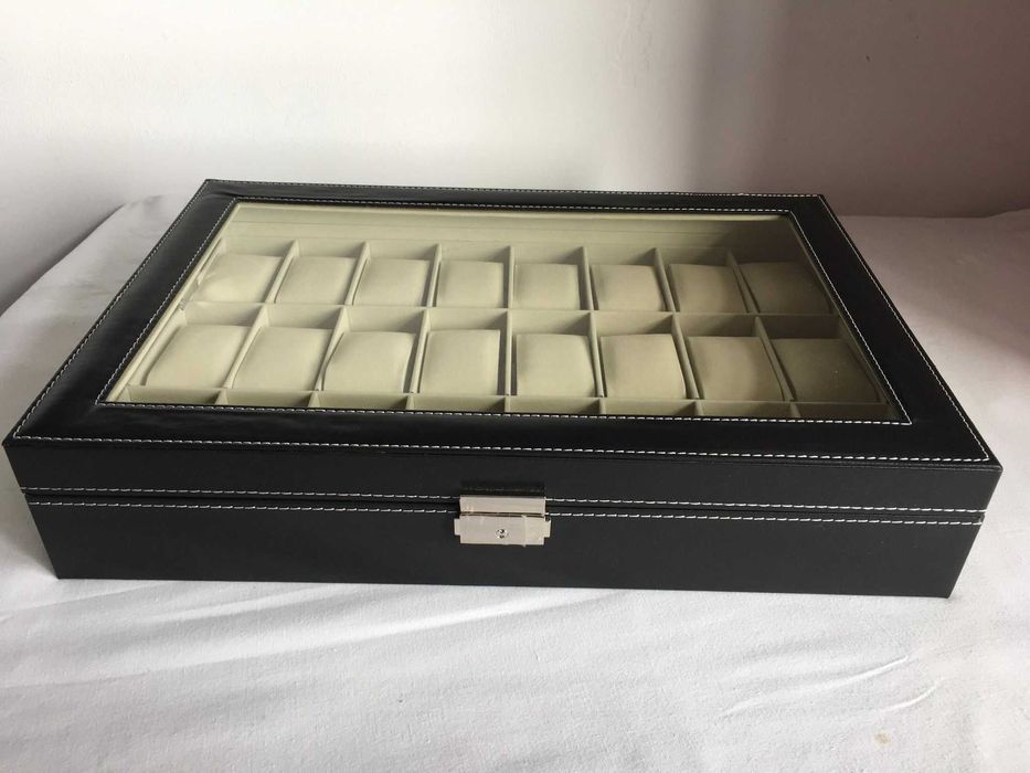 Cutie Caseta Depozitare Ceas-uri pentru 24. SIGILAT!