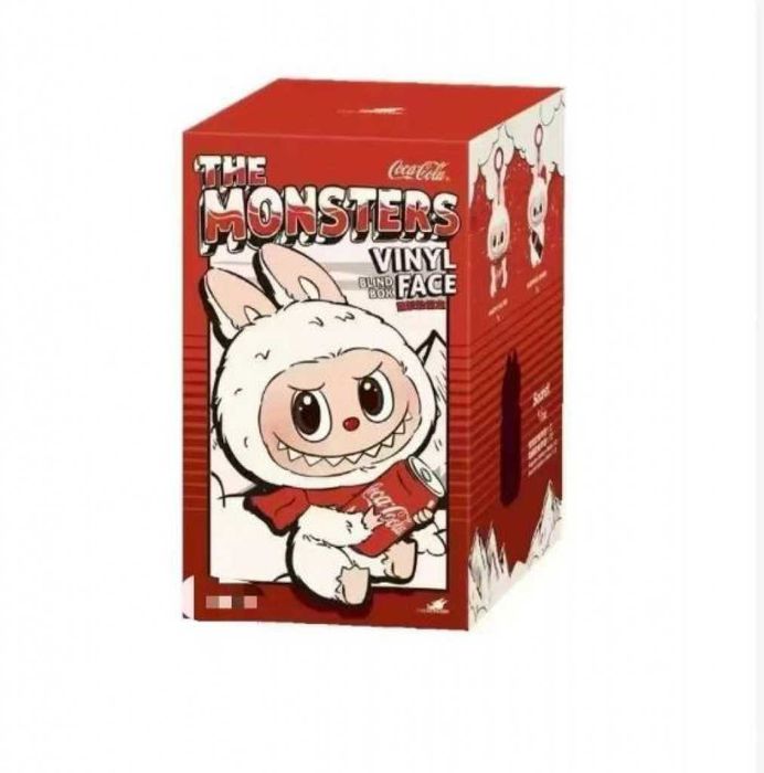 Колекционерски Labubu x Coca-Cola – Зимна лимитирана серия, лабубу
