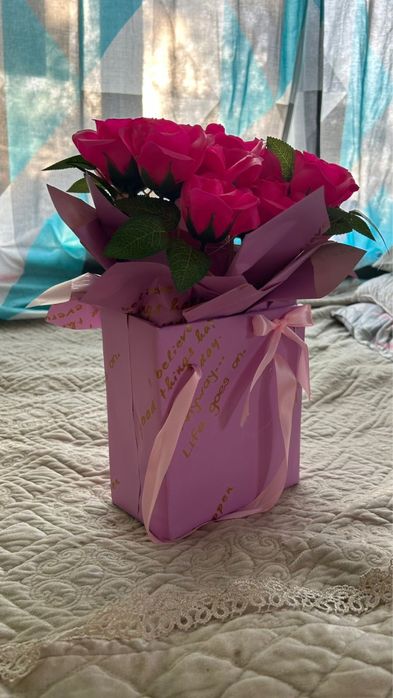 Цветы мыльные букеты 15 шт