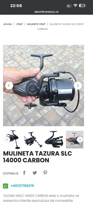 Lanseta FL Spod 3.90m 6 lbs. + Mulineta Tazura SLC 14000