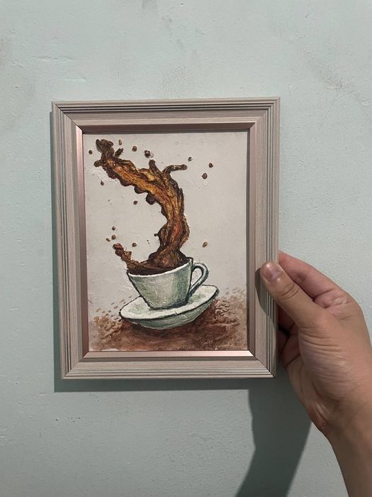 Barelyef Kartina "Coffee Time" Size_A5