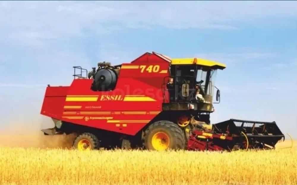 Оказываем услуги с двумя комбайнами "Есиль 740" по Костанайской област