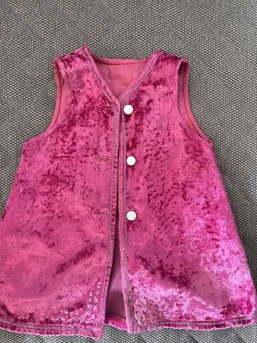 Жилетка детская на 2-3г, плюш