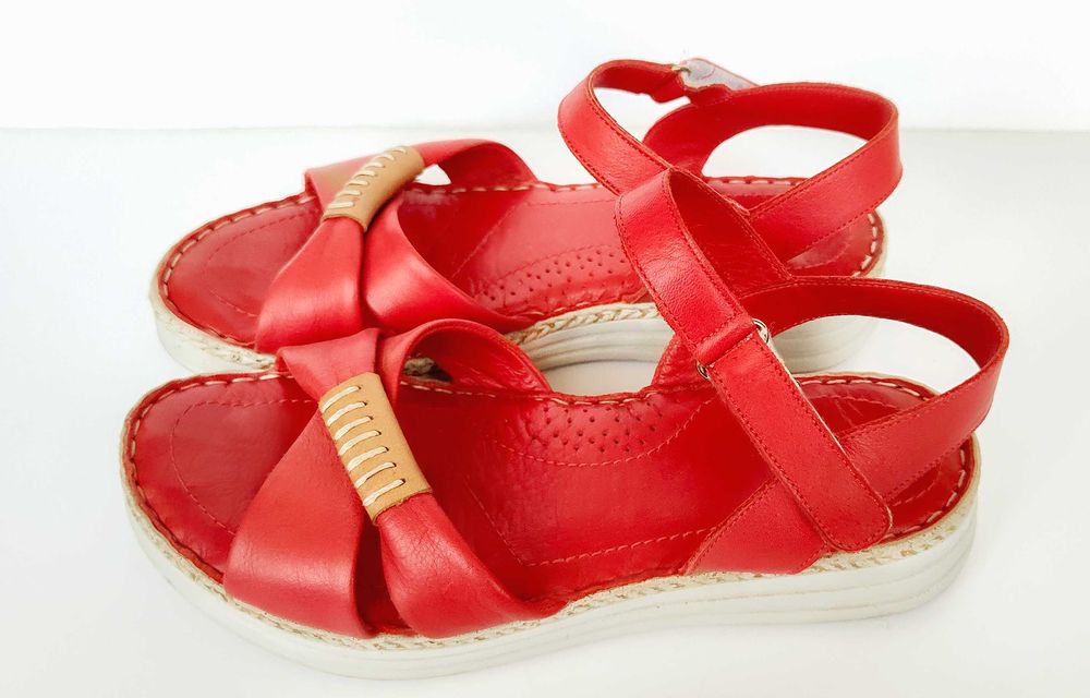 Кожени сандали - номер 38