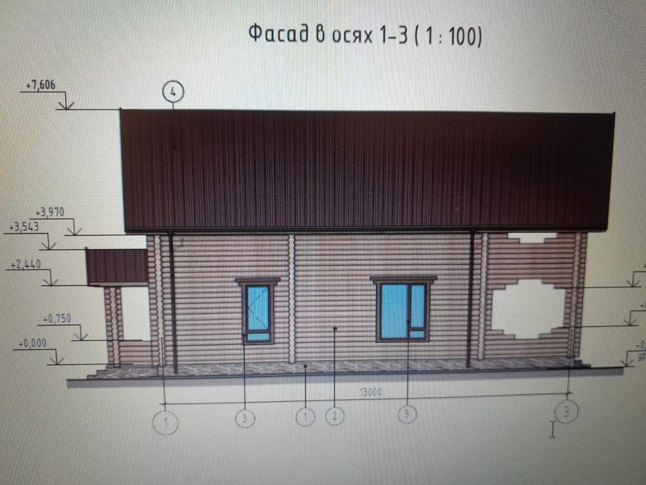 Продам сруб, дом 10×13