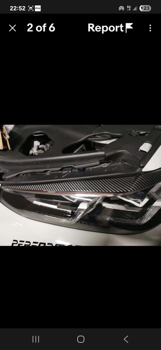 Pleoape faruri carbon BMW X3 G01 sau X4 G02 aspect carbon noi