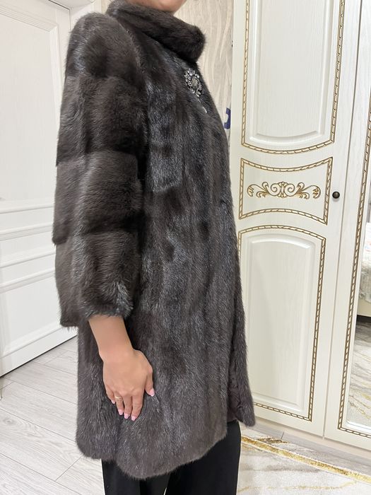 Шуба, мех, песец