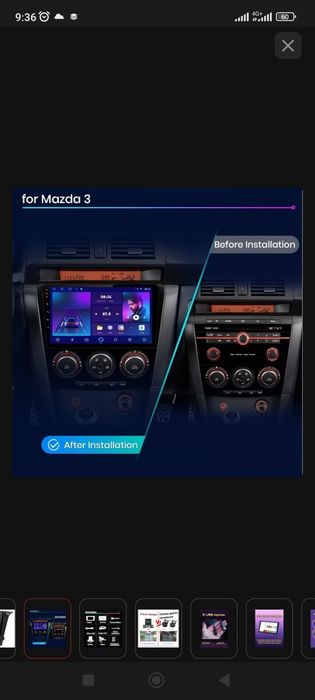 Продам магнитолу Мазда 3 бк