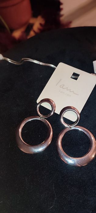 Cercei model infinit, argintii, Jewelry Shop SIX