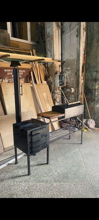 Мангалы с шампурами