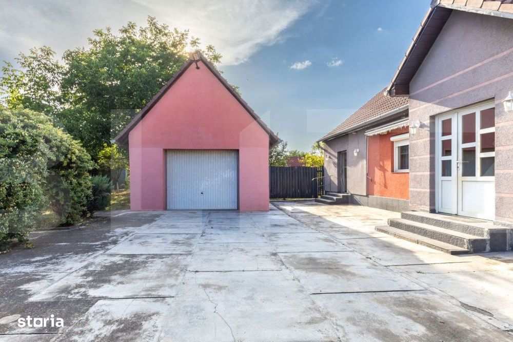 Casa 3 camere, curte si gradina, teren 765 mp, garaj, Micalaca, front