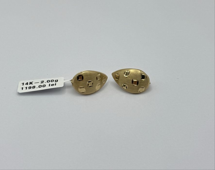 Binuteria Royal cercei aur 14k 2.00 gr