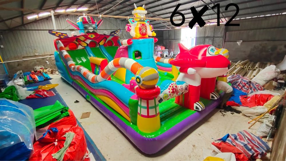Батут надувной продам карусел бассейн аттракцион
