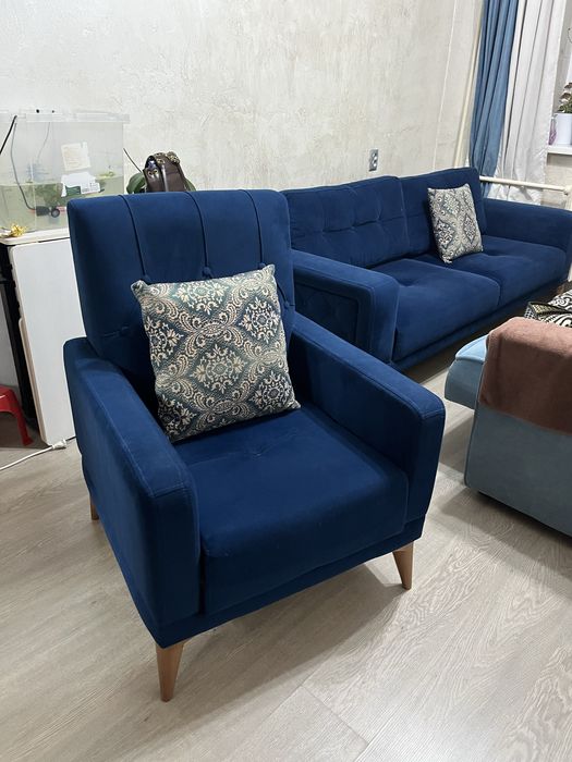 Диван с креслом за 90 000тг