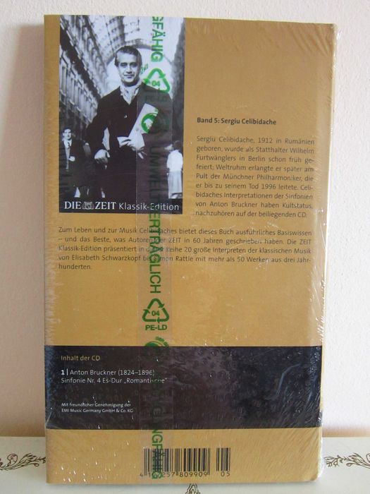 cadou rar Sergiu Celibidache 1998 DIE ZEIT Klassik (sigilat) cd+carte
