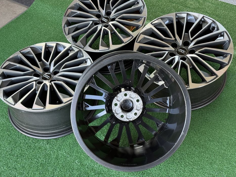 4бр. КАТО НОВИ 19” ОРИГИНАЛНИ Джанти 5х112 *COMPETITION* за -AUDI/SKODA/SEAT/VW/Vag- 8.5Jx19H2, ET40