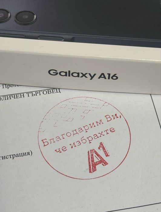 ^^^ЗАПЕЧАТАН 128GB Samsung A16 4G  Гаранция от A1 - 2028 Black