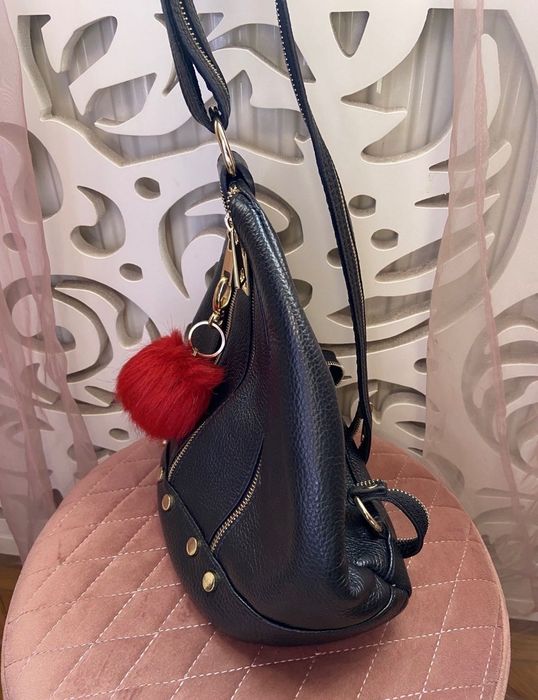 Ghiozdanel piele naturala