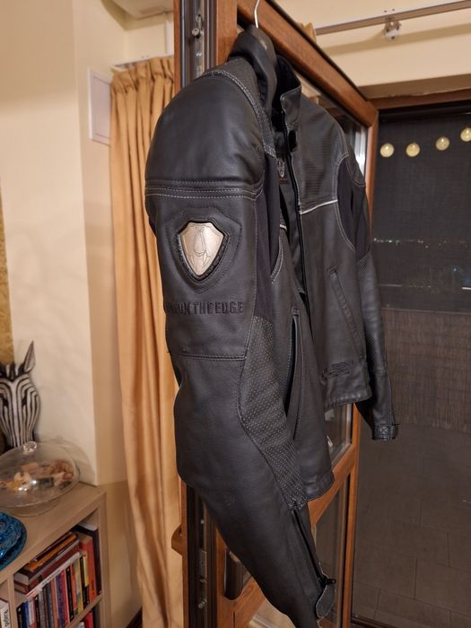 Geaca moto marime 50 , piele cu protectii, ARLEN NESS