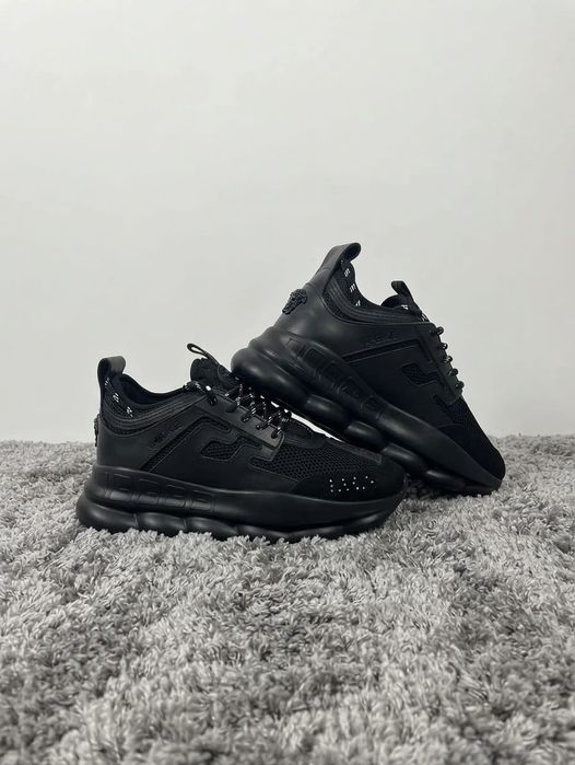 Adidasi Versace Chain Negru - Adidasi Fete Baieti