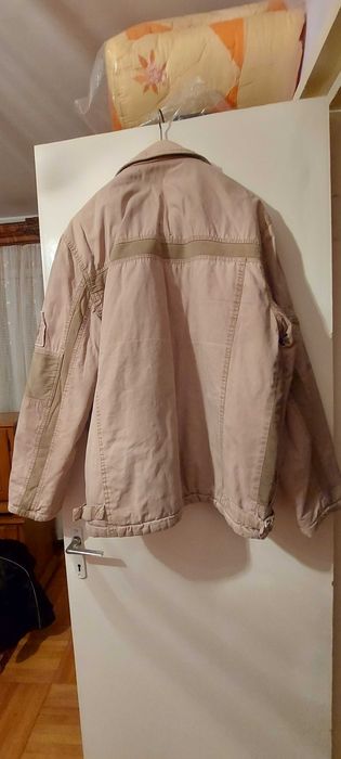 Geacă bej mat bărbați