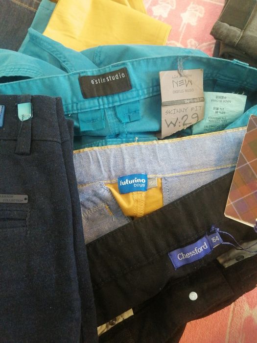 Брюки джинсы слаксы