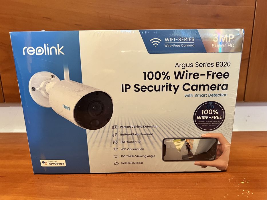 Camera de supraveghere Reolink Argus B320 + Panou Solar